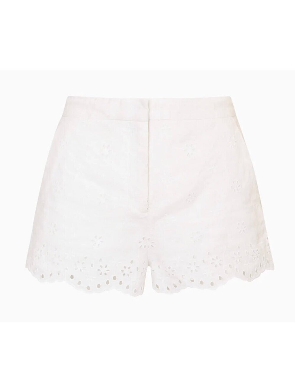 Jodine Eyelet Linen Shorts